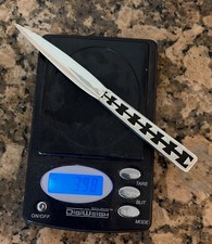 VINTAGE STERLING SILVER 39g TAXCO LETTER OPENER WESTERN HANDLE MEXICO 6” ANTIQUE picture