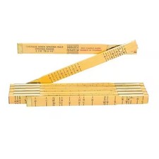 Crescent Lufkin 6 ft x 5/8 in Mason Wood Ruler bricklayers for oversized brick picture