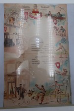 HOTEL ALBANY NYC 1907 MENU CANVASBACK MALLARD DUCK CORNELL YALE DRESSLER WRIGHT picture