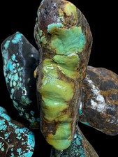 Natural And Stabilized Hubei Turquoise Mixed Lot Qingu And Treasure Mountain picture