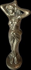 Art Nouveau Bronze Aphrodite Figurine Antique Desk Decor  picture