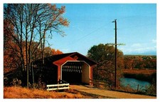 Postcard BRIDGE SCENE Bennington Vermont VT s/06 AS1661 picture