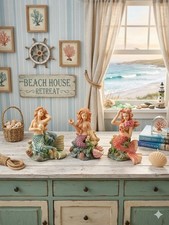 3 Vintage Mermaid Figurines 4