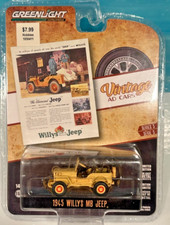 1945 Willys MB Jeep Greenlight Vintage Ad Cars Series 5 Factory Sealed picture