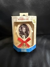 ENESCO Christmas Ornament 2002 IT'S A WONDERFUL LIFE George Porcelain H62 NIB picture