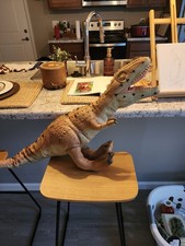 Disney Dinoland Animal Kingdom Large Soft Latex Rubber T-Rex Dinosaur 36” Plush picture