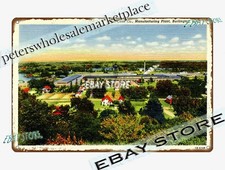 1941 Manufacturing Plant Burlington Iowa Industrial Tin Sign brewery pub s picture