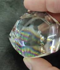 130g Natural Rainbow Smoky Citrine Quartz Freeform Crystal Mineral Reiki Decor picture