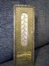 Vtge JSC Johnson Supply & Coal Co 1930s Thermometer. picture