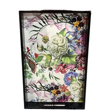 michel design works tray Floral Coffee Table Display Tray Home Decor Dresser picture