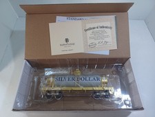 Bradford Hawthorne Village HO American Silver Dollar LSTC TANK CAR  *RARE* COA picture