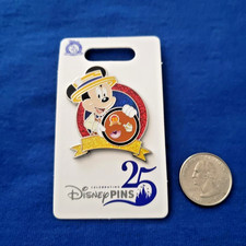 Disney Parks 2025 Celebrating 25 Years of Pin Trading Mickey Mouse Pin picture