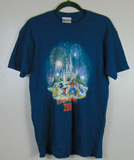 Vintage Walt Disney World 2000 T-Shirt Donald Mickey Goofy Pluto Y2K USA Medium picture