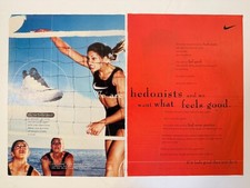 Vtg 1995 Nike Just Do It Gabrielle Reece Volleyball 2 Page Advertisement Print picture