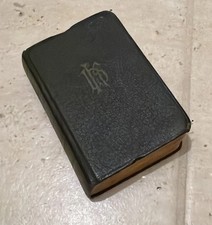 Antique Pocket Key Of Heaven Catholic Prayer Book 1927 Wax Stains 4 pgs 2.5”x3.5 picture