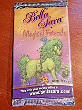 NEW Bella Sara - Magical Friends - Sealed Unopened Pack - 7 Cards Inside  BENT picture