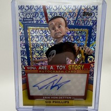 Topps 30 Years Of Toy Story Sid Phillips Auto 30/30 By Erik Von Detten picture