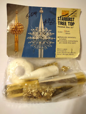 Vintage Frank's Nursery & Crafts Gold Starburst Tree Topper 12