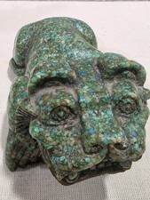 Vintage Sculpture likely Jaguar or other Feline Diety Mexican Artisian  picture