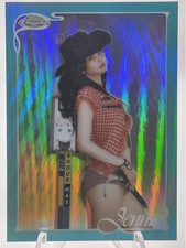 2026 Topps Chrome Jennie #25 Mantra 17 Aqua Refractor /199 picture