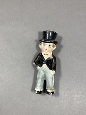 Antique 1930s Porcelain Bisque Groom Cake Topper Doll Figurine Japan picture