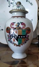 Antique 18th Or 19th Century Armorial Porcelain Urn picture