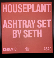 NEW Houseplant by Seth Rogen Ceramic Ashtray Set in MIDNIGHT (*BNB*, HTF, 454G) picture