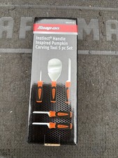 Snap-on Tools NEW Orange Instinct Handle Inspired Pumpkin Carving Set SSX19P139 picture