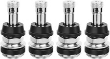 TR416 Metal Tire Valve Stems 4 Pack for Tubeless Tires Fits 0.453 0.625 HolesRms picture