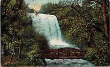 Minnehaha Falls Minnesota MN Bridge Antique Postcard UNP Unused UDB picture