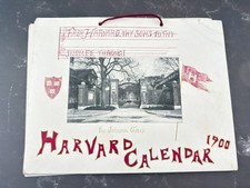 1900 Harvard University Calendar Photos Buildings Crew Football Yale Game C2 picture
