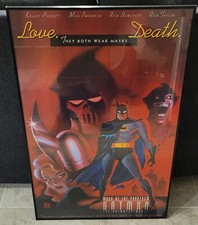 Batman Mask Of The Phantasm Original 1993 Promo Poster 34 X 22 Matted Framed picture