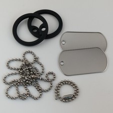 PERSONALIZED ORIGINAL U.S. ARMY DOG TAGS, Stainless Steel Pendant Necklace Gift picture