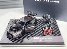 HG64 1/64 LB WORKS Nissan GT-R R35 Silver HEC 2026 picture
