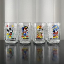 McDonalds 2000 Walt Disney World Millennium Celebration Mickey Mouse Glasses Set picture