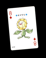 Bellossom No.182 8 Diamonds Pokemon Silver Poker Lugia Back Japanese 1999 NM picture