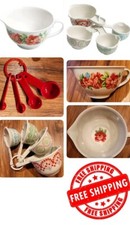 Pioneer Woman ~ VINTAGE FLORAL ~ 9 Piece ~ Melamine ~ Measuring Set picture