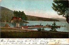 Vintage Postcard Haines Boat Landing at Rangeley Lakes Maine ME 1906 S514 picture