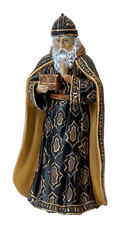 Rare Pipka Nativity King Melchior Wise Man Magi Figurine 5 1/4” Hand Painted picture