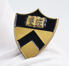 Princeton University Enamel Pin Badge | Princeton Shield Tin Alloy Lapel Pin picture