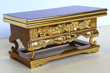 Buddhist Altar Equipment Kebyojoku Vase Stand Japanese Buddhism W15×D7.5×H7.5cm picture