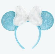 Tokyo Disney Sea 25th Anniversary Sparkling Jubilee Blue Ear Headband【US STOCK】 picture