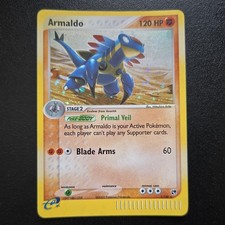 Pokemon TCG Armaldo 1/100 (2003) EX Sandstorm - English MP Rare Holo picture