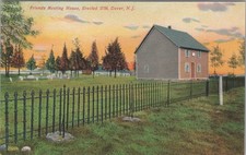 Friends Meeting House Dover New Jersey NJ 1910s Cemetery Postcard picture