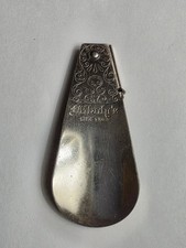 Antique MILADY'S Pocket Folding Button shoe Horn 1917 Decorative Engraving picture