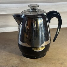 Vintage Farberware Superfast 2-4 Cup Automatic Coffee Percolator Model 1348 picture