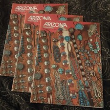 AZ HWYS Mar 1975 Native Am Jewelry Silver Turqoise Old Pawn Hallmark Guide BB picture