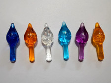 30 Vintage Small Star Twinkle lights for Ceramic Christmas Tree Bulbs 6 Colors picture