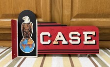 Case Farm Flange Sign Tractor Parts Eagle Double Sided Vintage Style Wall Decor picture