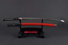Fudo Myoo Wakizashi - 1045 Carbon Steel Hand Forged Full Tang Battle Ready Sharp picture